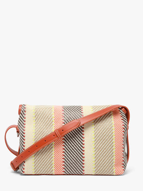 Raffia And Leather Loulou Crossbody Bag Paul marius Multicolor raphia LOULORAP other view 4