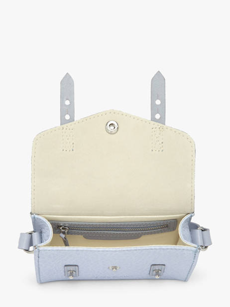 Shoulder Bag Le Mini Indispensable Lavande Leather Paul marius Blue lavande MINILAV other view 3