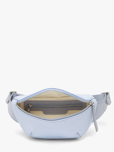 Sac Banane Lavande Cuir Paul marius Bleu lavande BANASLAV vue secondaire 3