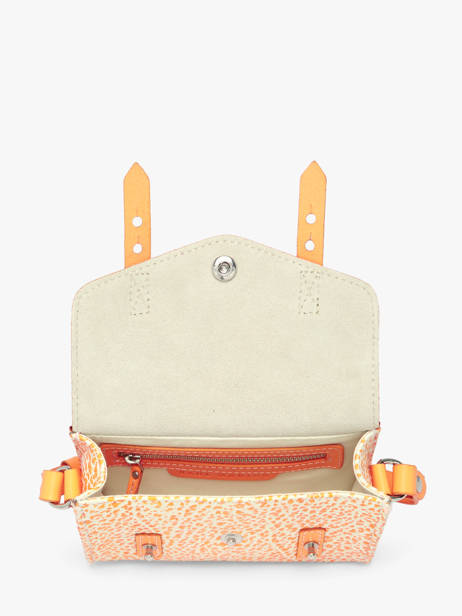 Leather Le Mini Indispensable Orangeade Crossbody Bag Paul marius Orange orangeade MINIORA other view 3