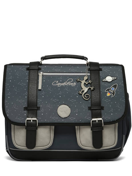 Satchel 3 Compartments Cameleon Gray vintage urban CA41 other view 7