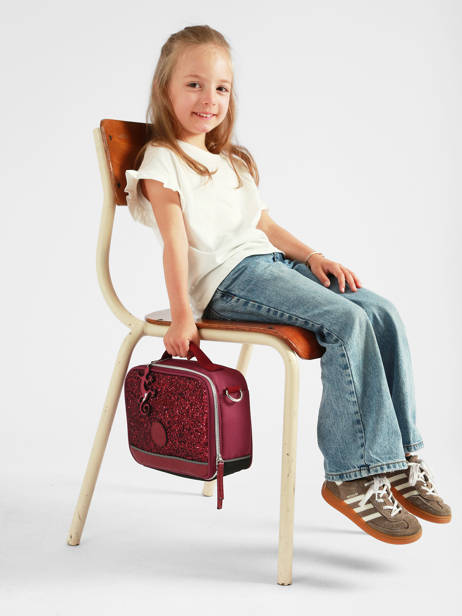 Lunch Bag Cameleon Violet vintage fantasy BL24 other view 2