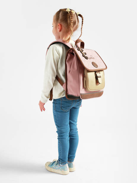 1 Compartment Backpack Cameleon Brown vintage fantasy SD30 other view 1