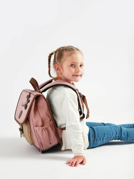1 Compartment Backpack Cameleon Brown vintage fantasy SD30 other view 2