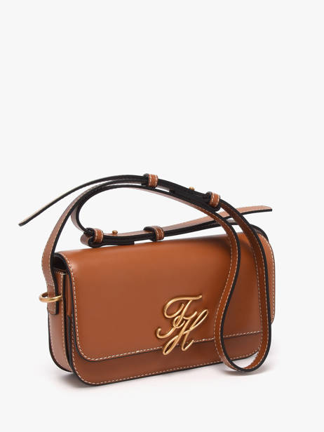 Shoulder Bag Th Script Leather Tommy hilfiger Brown th script AW18399 other view 2