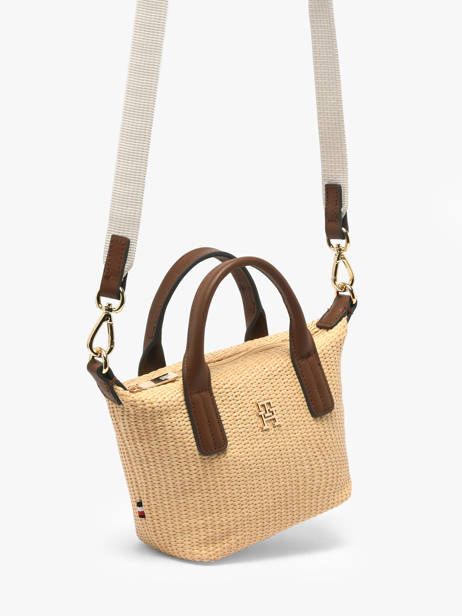 Crossbody Bag Popette Polyurethane Tommy hilfiger Brown popette AW18526 other view 2