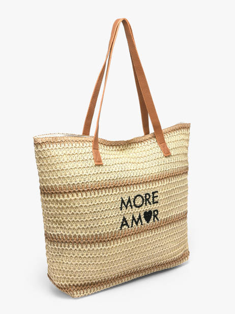 Shoulder Bag Plage Straw Gerard pasquier Brown plage P26031 other view 2