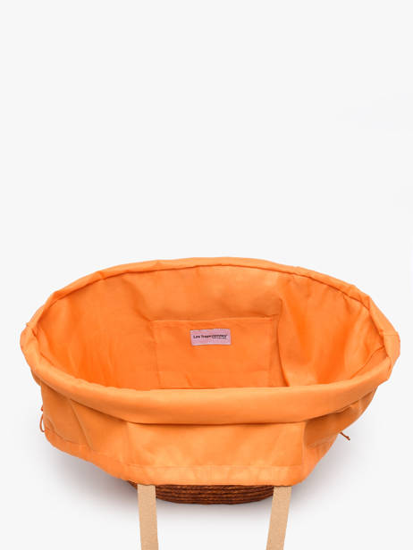 Shoulder Bag Milos Straw Les tropeziennes Orange milos TZ01 other view 3