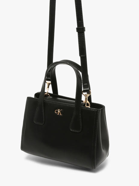 Satchel Ck Mini Calvin klein jeans Black ck mini 4F3520G other view 2