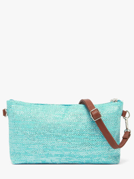 Shoulder Bag Panama Paper Les tropeziennes Blue panama TZ02 other view 4