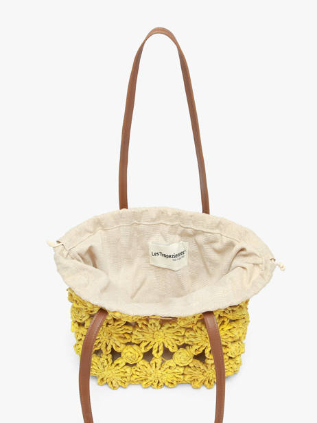 Shoulder Bag Mediterranee Paper Les tropeziennes Yellow mediterranee TZ02 other view 3