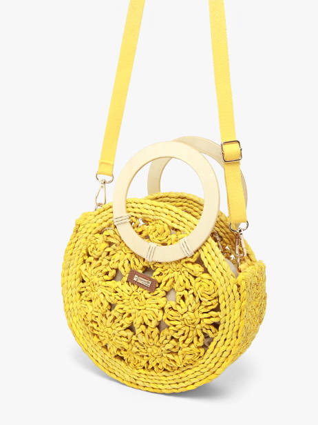 Crossbody Bag Mediterranee Paper Les tropeziennes Yellow mediterranee TZ03 other view 2