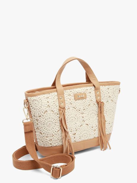 Satchel Antibes Cotton Les tropeziennes Beige antibes TZ01 other view 2