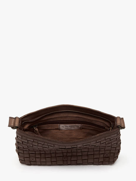 Leather Crossbody Bag Heritage Biba Brown heritage KA9 other view 3