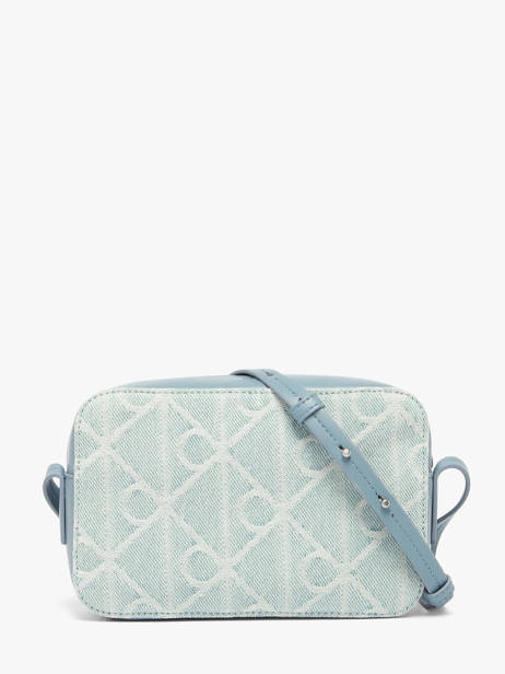 Shoulder Bag Emblem Denim Cotton Calvin klein jeans Blue emblem denim 4F3430G other view 4