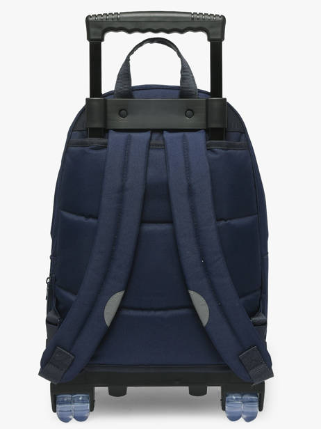 2-compartment Wheeled Schoolbag Tann's Blue les fantaisies g 73328 other view 4