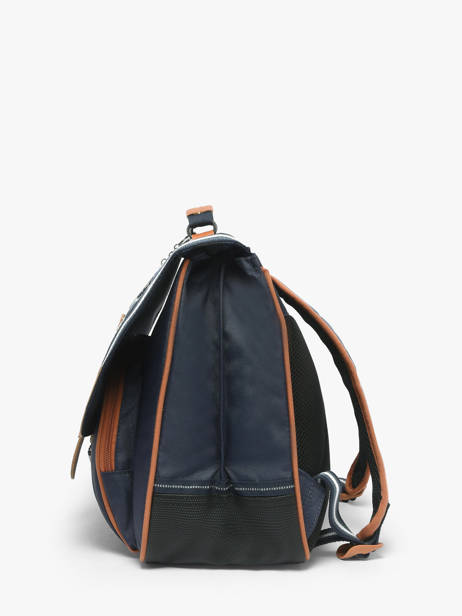 2-compartment Satchel Tann's Blue les fantaisies g 38208 other view 2
