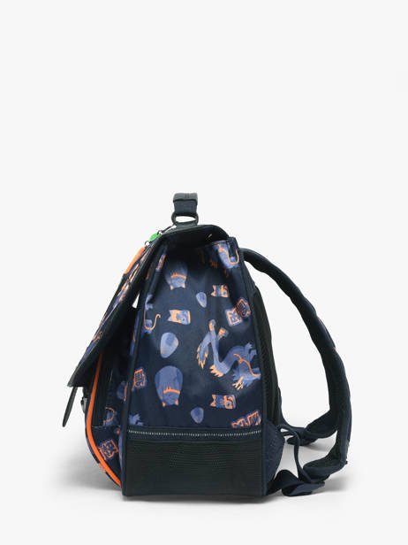 1 Compartment Satchel Tann's Blue les fantaisies g 35155 other view 2