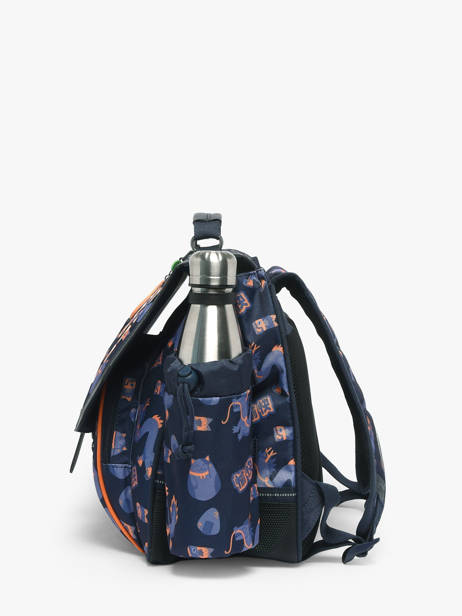 2-compartment Satchel Tann's Blue les fantaisies g 38155 other view 2
