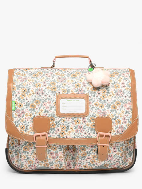 2-compartment Satchel Tann's Blue les fantaisies g 41155 other view 4