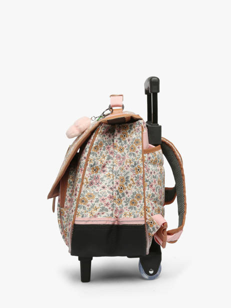 2-compartment Wheeled Satchel Tann's Multicolor les fantaisies f 26422611 other view 2