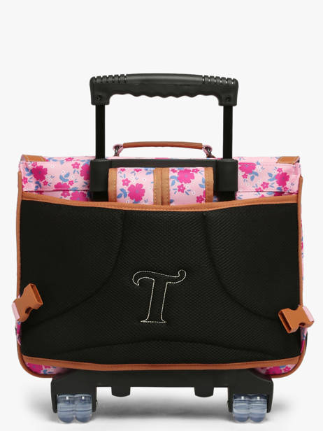2-compartment Wheeled Satchel Tann's Pink les fantaisies f 26422613 other view 5