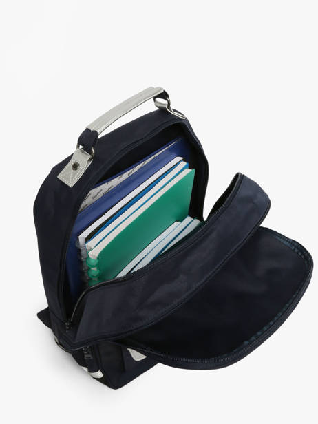 2-compartment Backpack Tann's Blue les fantaisies f 74268 other view 3
