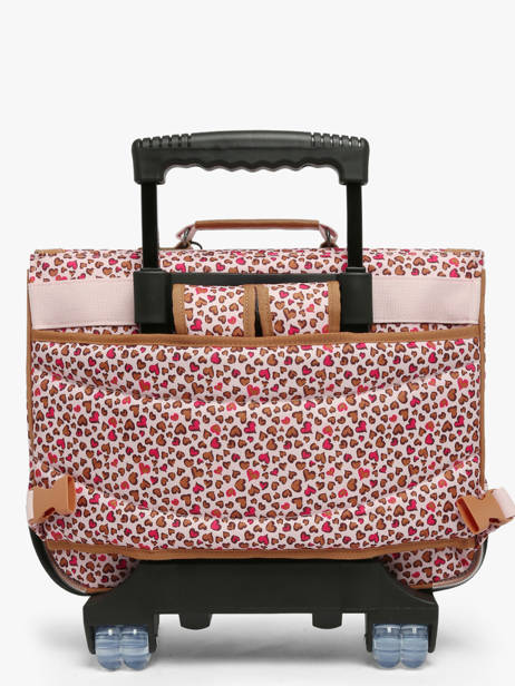 2-compartment Wheeled Satchel Tann's Multicolor les fantaisies f 42229 other view 5