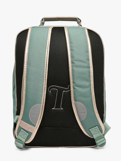 2-compartment Backpack Tann's Green les fantaisies f 74191 other view 4