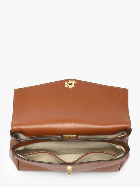 Satchel Farrah Leather Lauren ralph lauren Brown farrah 31P11738 other view 3