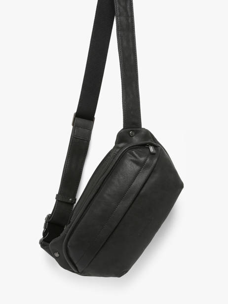 Leather Achilles Belt Bag Arthur & aston Black achille 1 other view 1