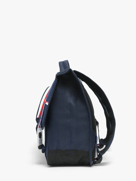 2-compartment Satchel Federat. france football Blue fff 25BX203C other view 2
