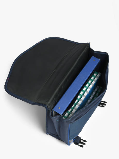 2-compartment Satchel Paris st germain Blue psg 26AP203L other view 3