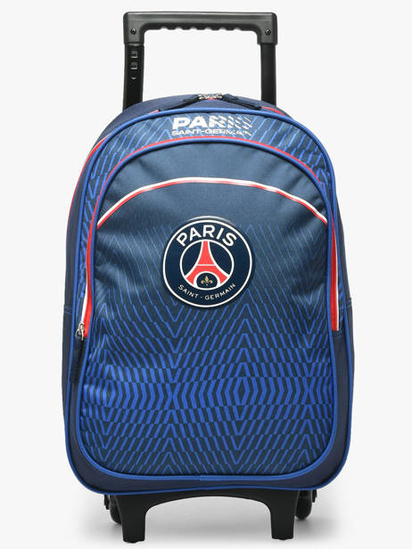 2-compartment Wheeled Schoolbag Paris st germain Blue psg 26AP204R