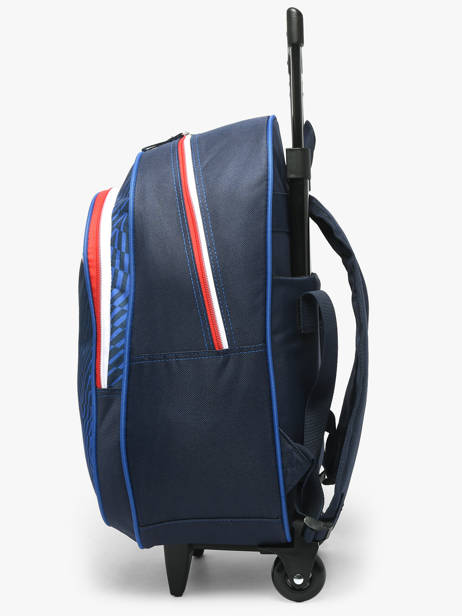 2-compartment Wheeled Schoolbag Paris st germain Blue psg 26AP204R other view 2