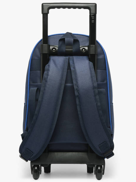 2-compartment Wheeled Schoolbag Paris st germain Blue psg 26AP204R other view 4