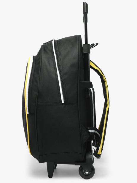 2-compartment Wheeled Schoolbag Real madrid Black real 26BR204R other view 2