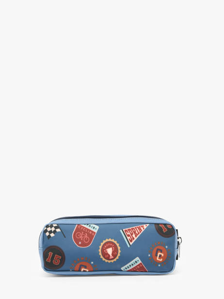 2-compartment Pouch Caramel et cie Blue fier GA other view 2