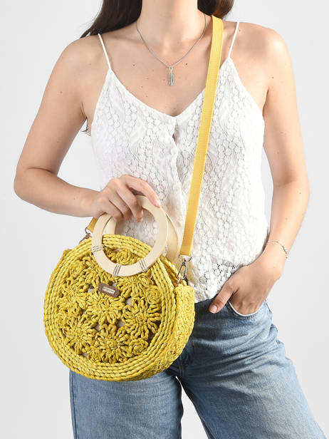 Crossbody Bag Mediterranee Paper Les tropeziennes Yellow mediterranee TZ03 other view 1