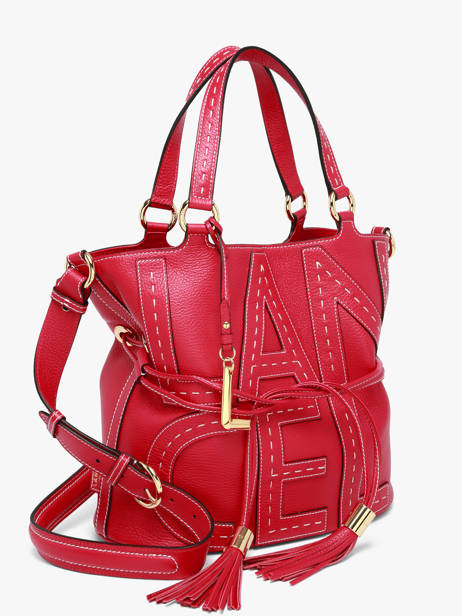 Satchel 150 Ans Lancel Red 150 ans A14097 other view 2