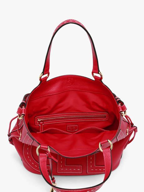 Satchel 150 Ans Lancel Red 150 ans A14097 other view 4