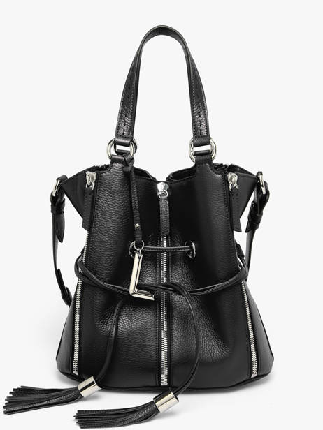 Satchel 150 Ans Leather Lancel Black 150 ans A14098