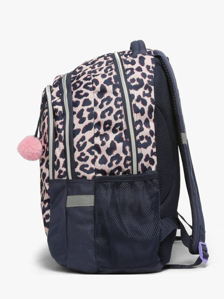 2-compartment Backpack Milky kiss Beige leopard luxe 1361 other view 2