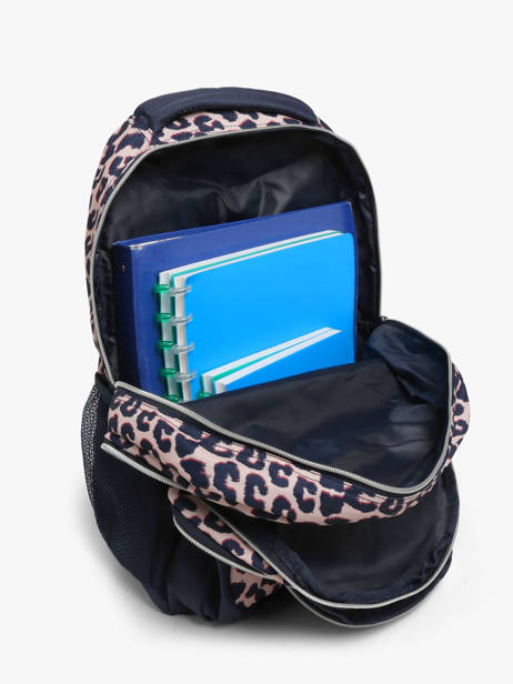 2-compartment Backpack Milky kiss Beige leopard luxe 1361 other view 3