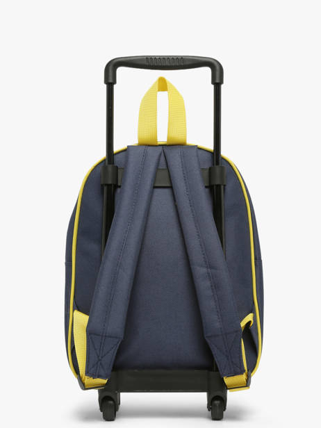 1 Compartment Wheeled Schoolbag Pokemon Blue pokemon & friends 26KK204F other view 4