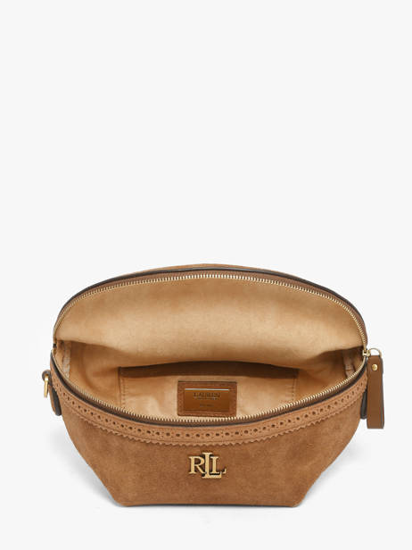 Belt Bag Leather Lauren ralph lauren Brown dryden 31P15644 other view 3