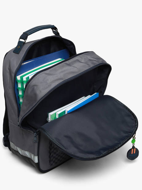 2-compartment Backpack Tann's Gray les fantaisies g 26742511 other view 3