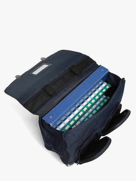 1 Compartment Satchel Tann's Blue les fantaisies g 45151 other view 3