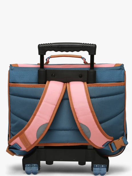 2-compartment Wheeled Satchel Tann's Pink les fantaisies f 43146 other view 4