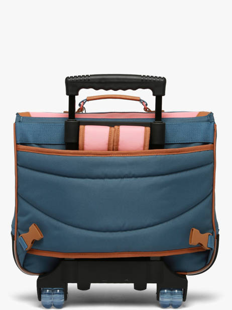 2-compartment Wheeled Satchel Tann's Pink les fantaisies f 43146 other view 5